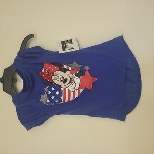 Disney PATRIOTIC MINNIE MOUSE shirt  3T